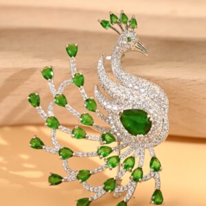 Peacock Brooch